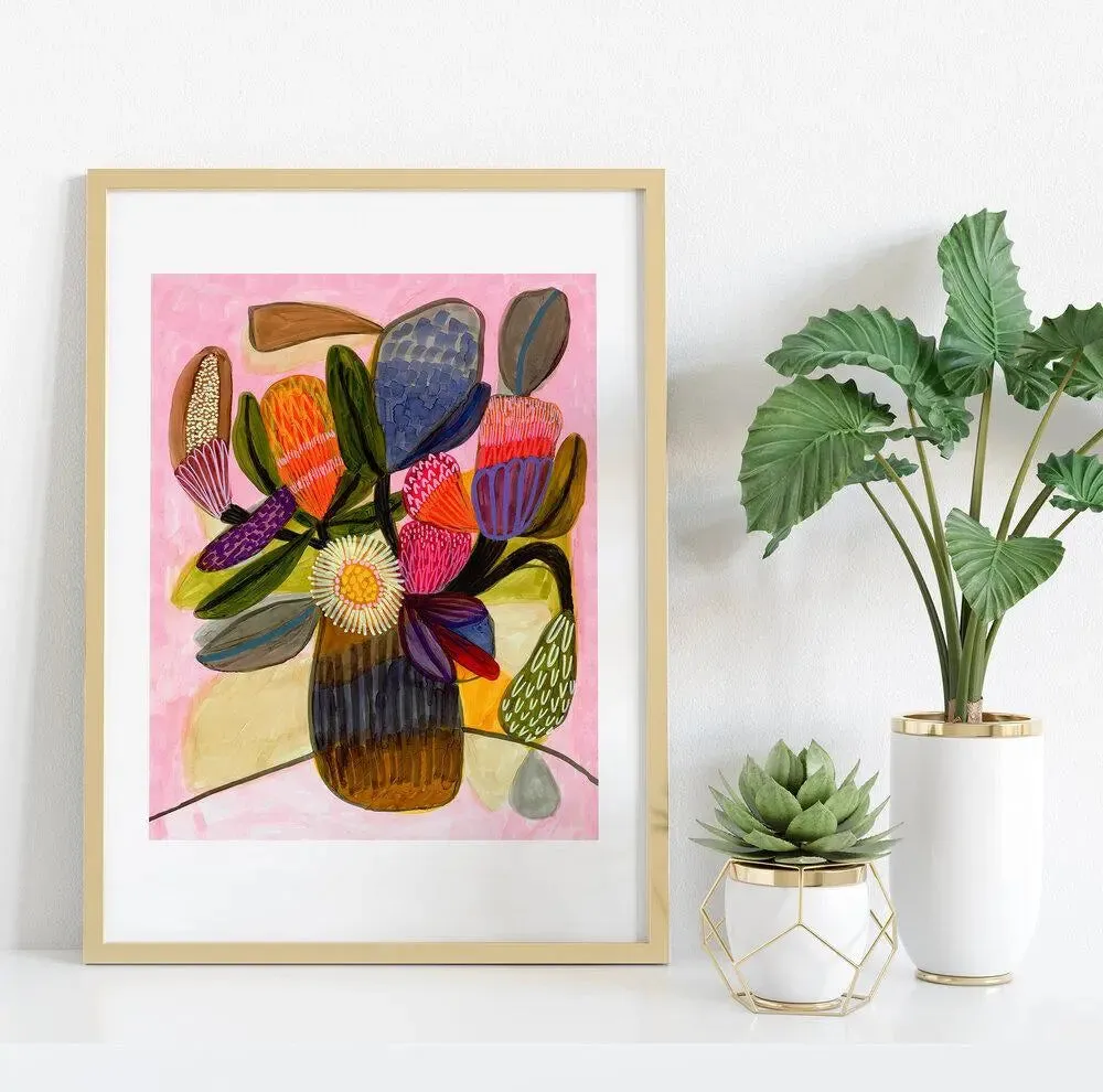 Native Bunch Modern Art Print