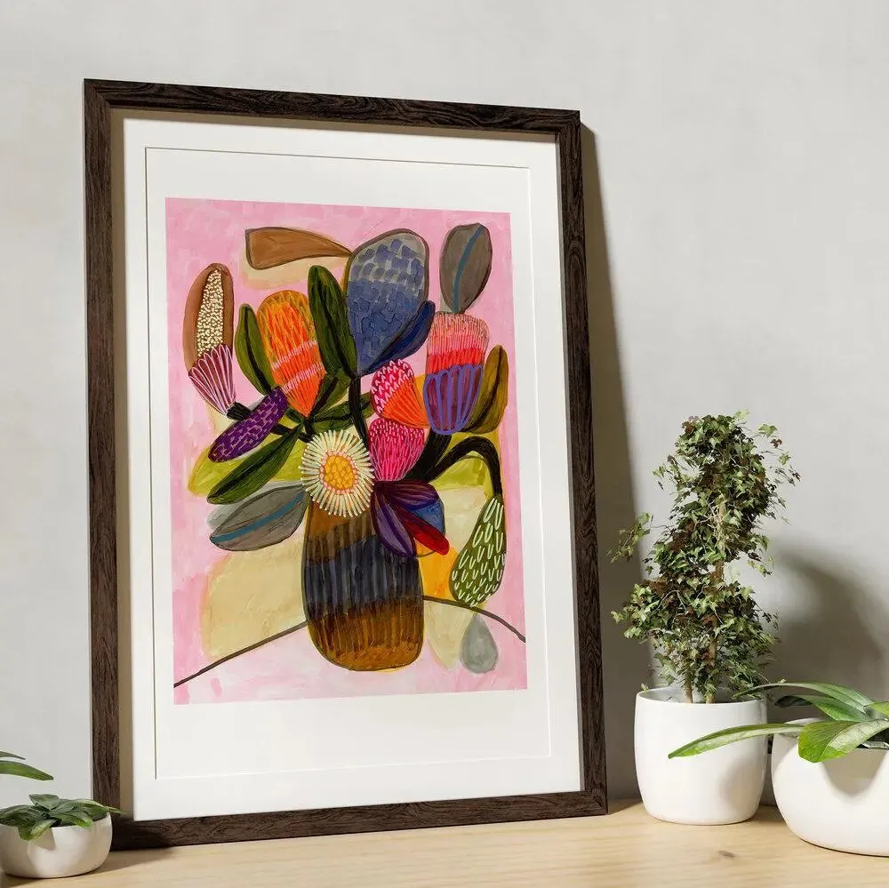Native Bunch Modern Art Print