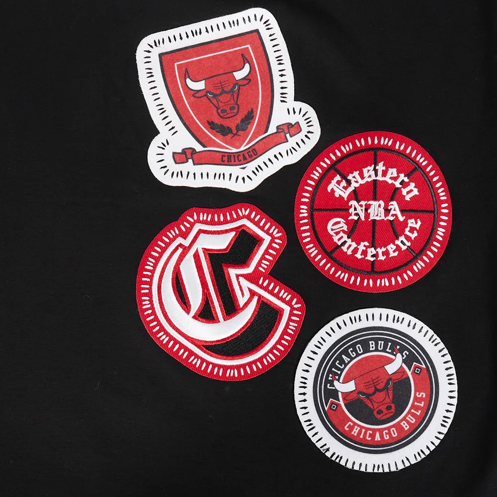 NBA CHICAGO BULLS DIY PICK STITCH MEN'S SINGLE JERSEY TEE (BLACK)