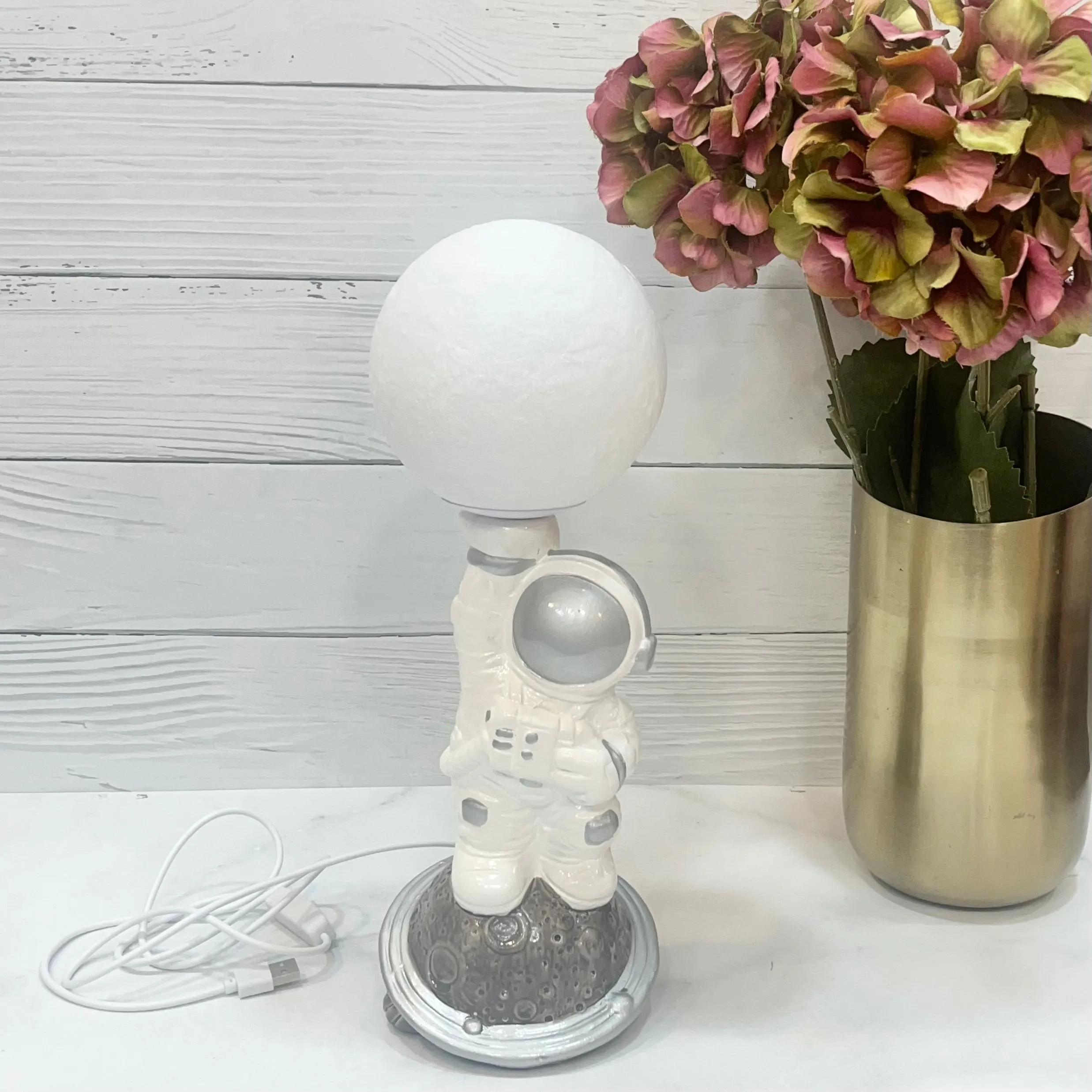 Night Lamp - Astronaut Aura (Silver)
