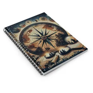Notebook: Embrace The Journey - Compass