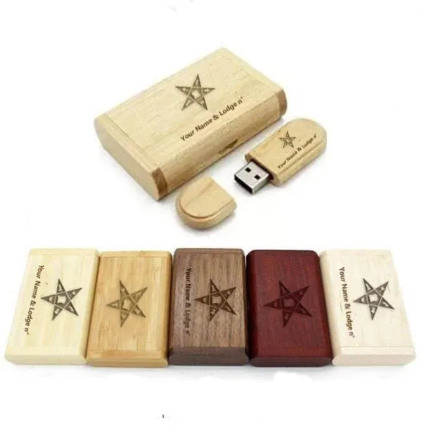 OES USB Flash Drives - Various Wood Colors