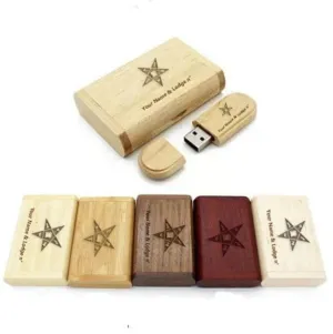 OES USB Flash Drives - Various Wood Colors