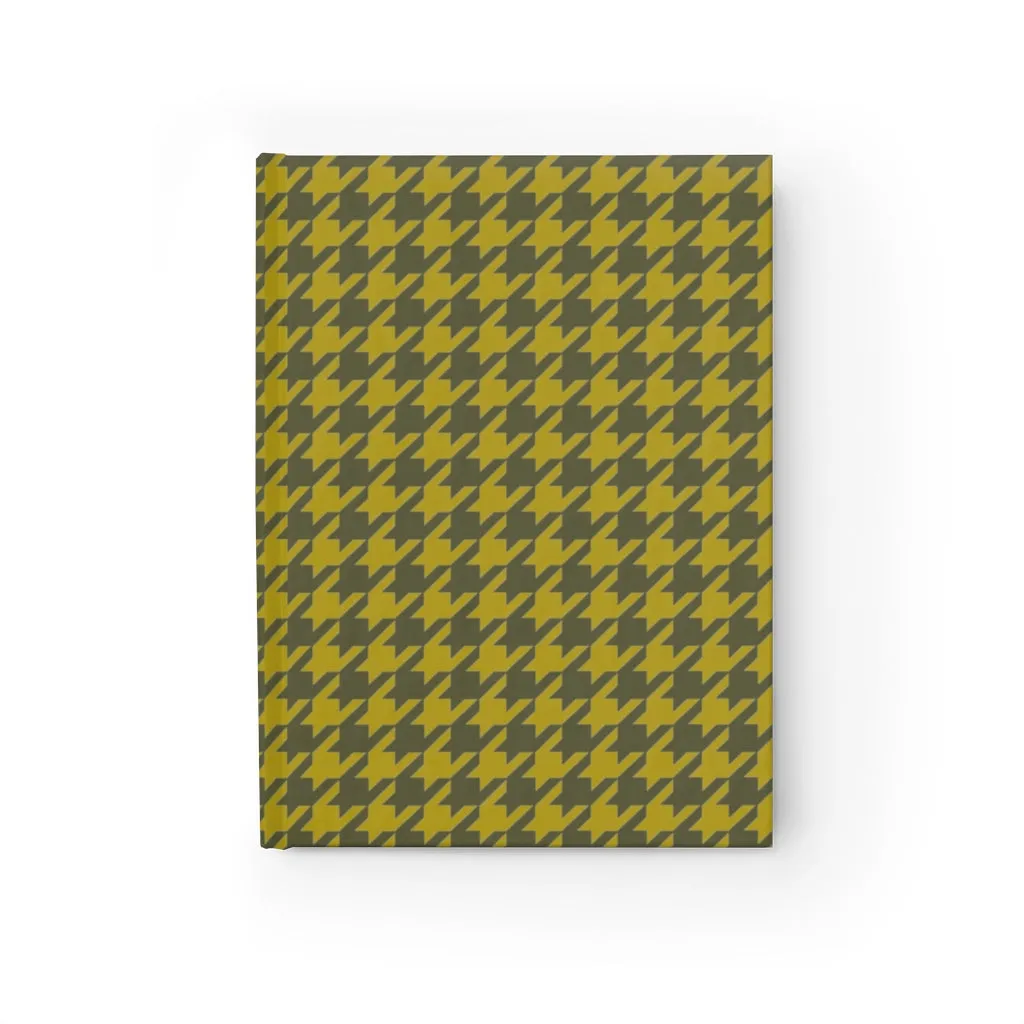 Olive Houndstooth Journal
