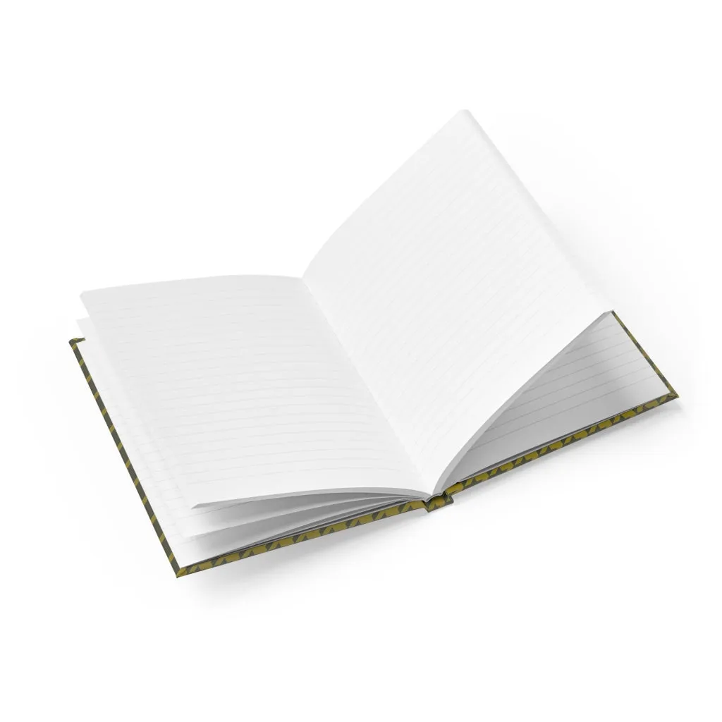 Olive Houndstooth Journal