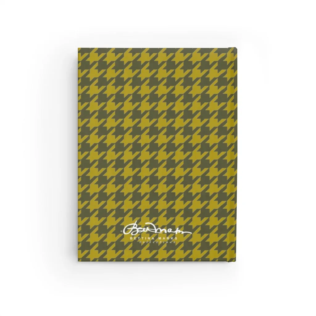 Olive Houndstooth Journal