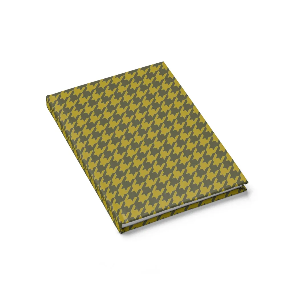 Olive Houndstooth Journal
