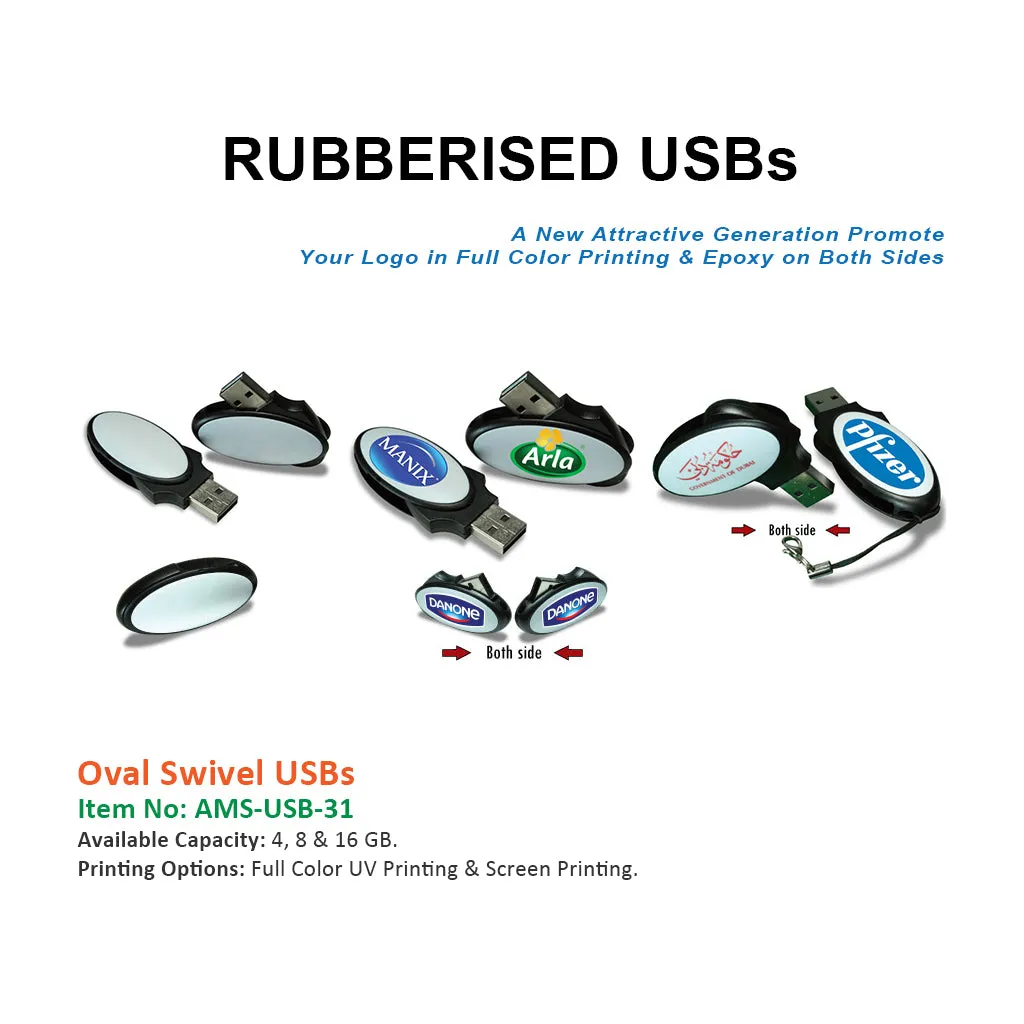 Oval Swivel USBs
