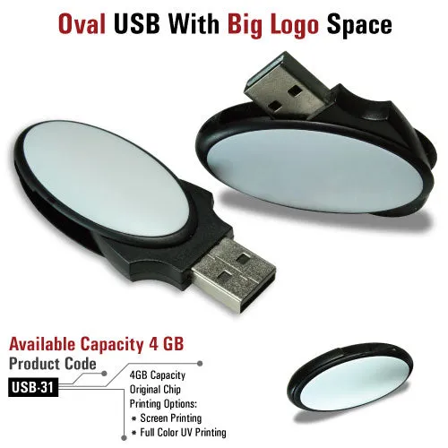 Oval Swivel USBs
