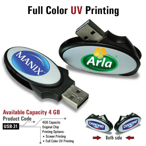 Oval Swivel USBs