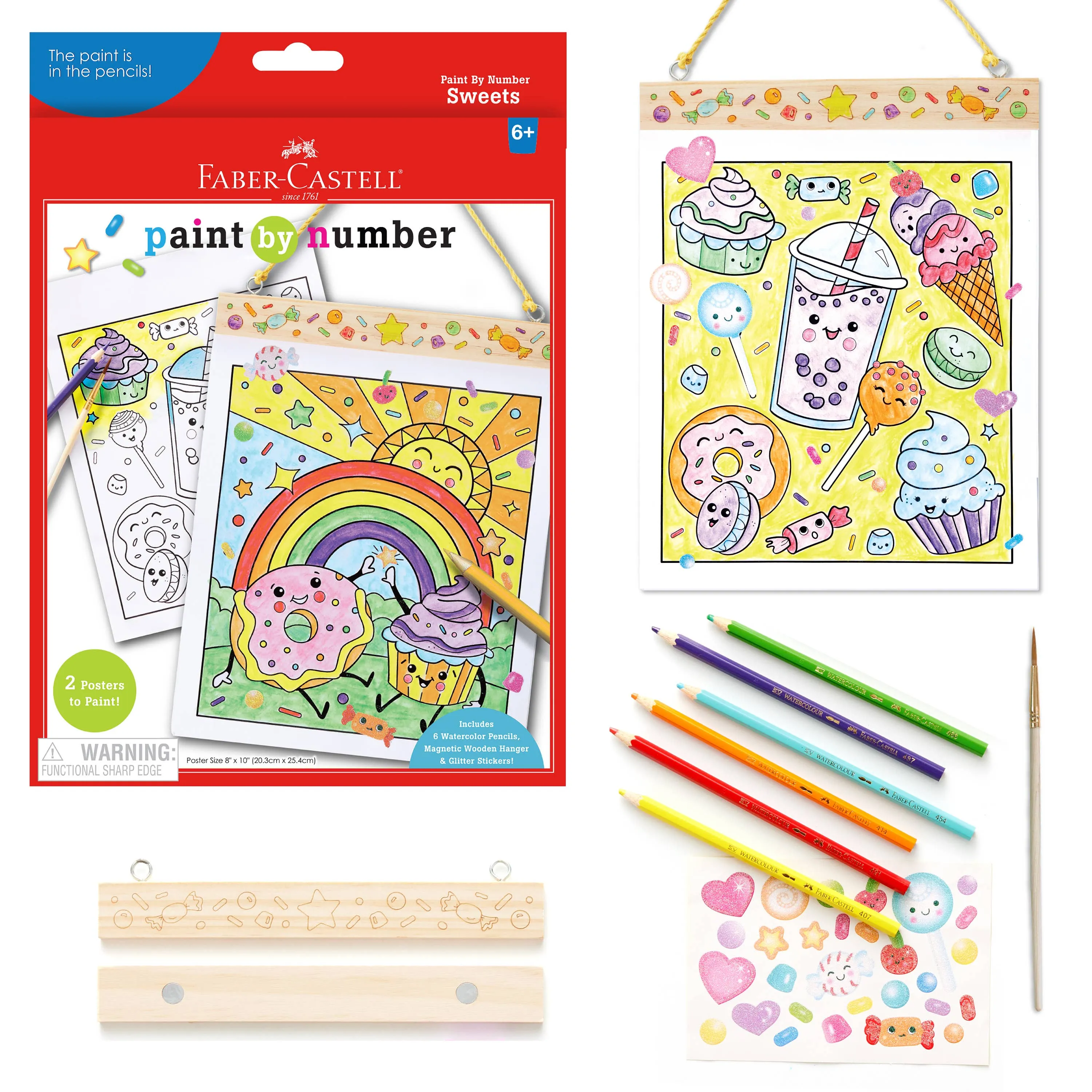 Paint by Numbers Sweets Wall Art