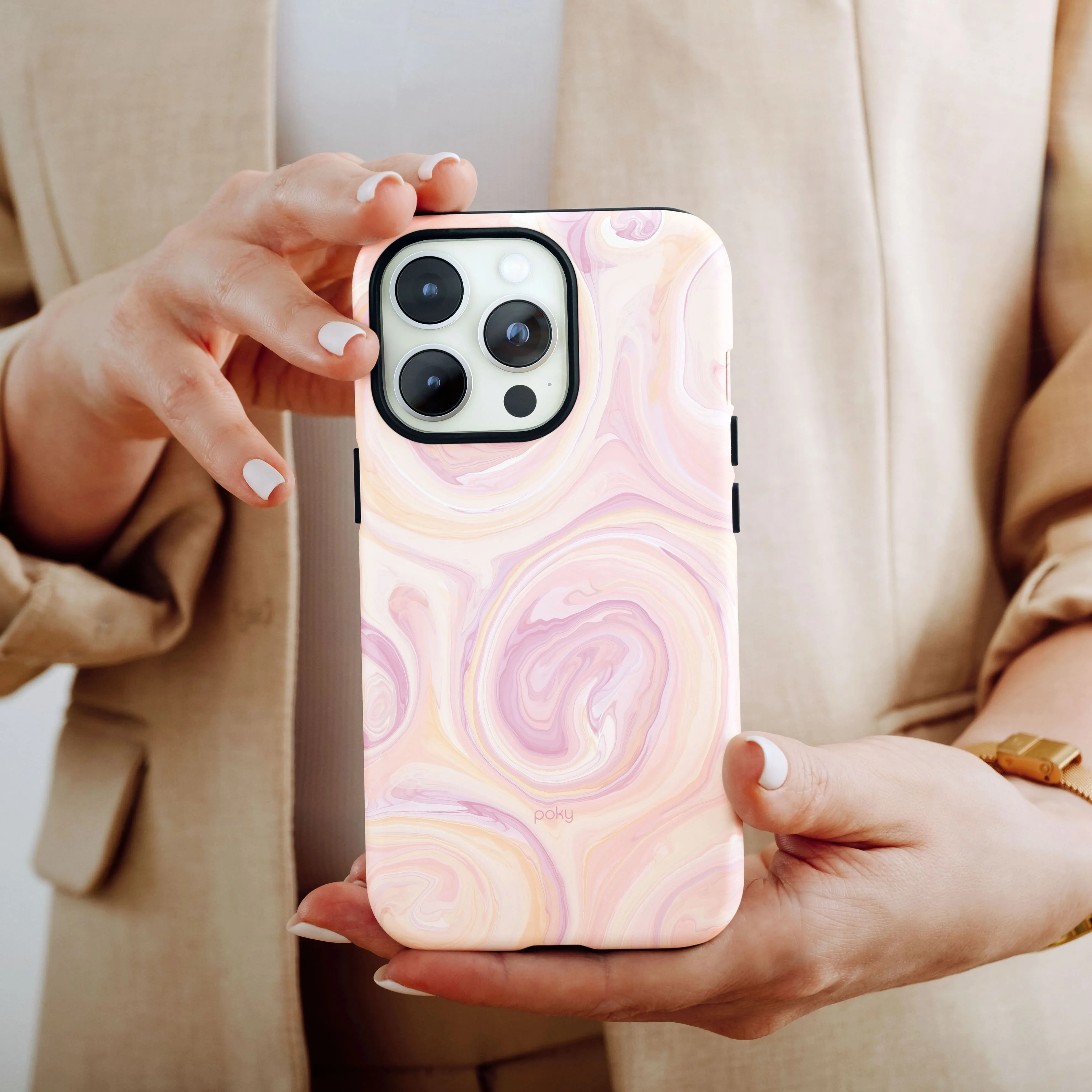 Pastel Pink Swirls