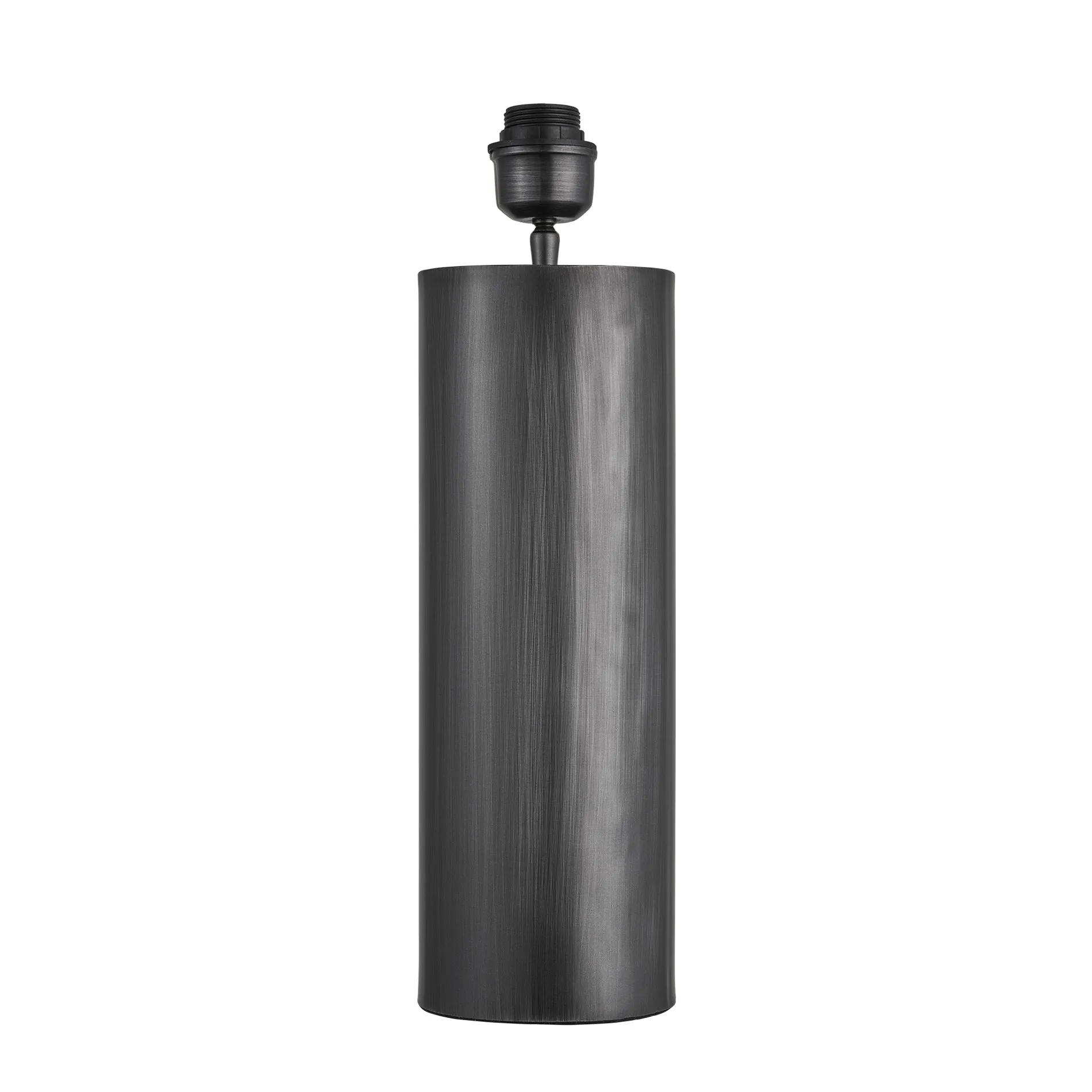 Pillar Cylinder Table Lamp - Pewter