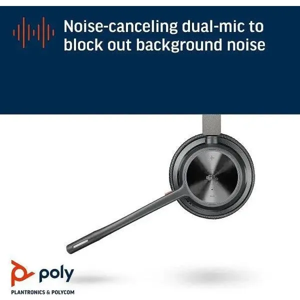 Plantronics Poly Voyager 4320 US Headset With Boom Mic - Wireless