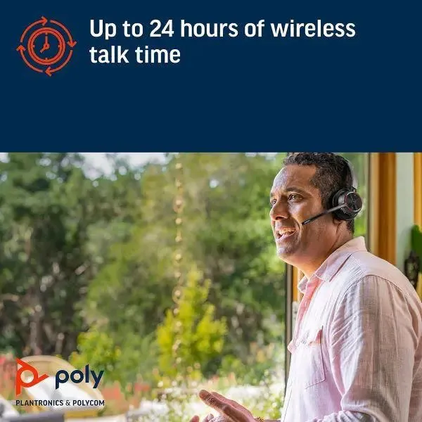 Plantronics Poly Voyager 4320 US Headset With Boom Mic - Wireless