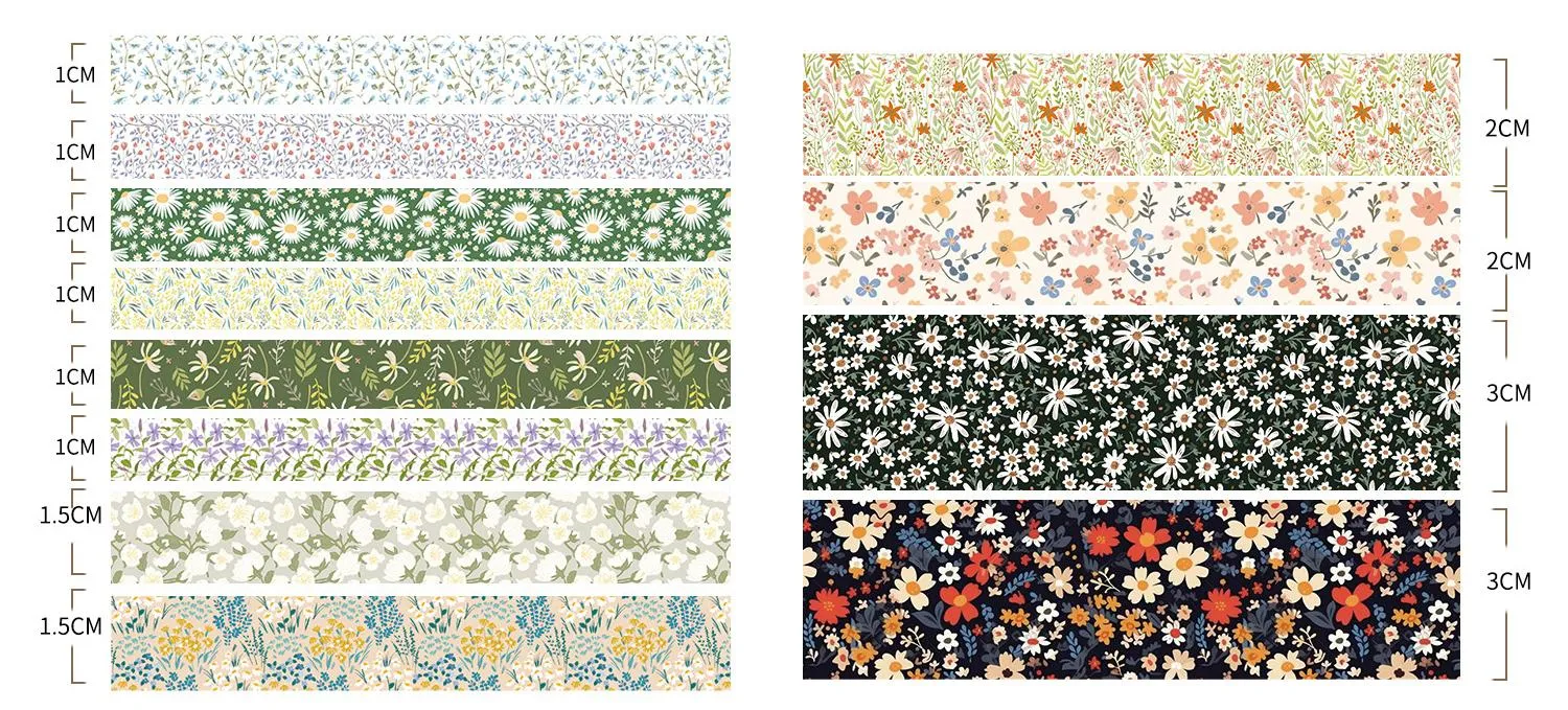 Poppy Crafts Washi Tape #69 - Blossoming #4