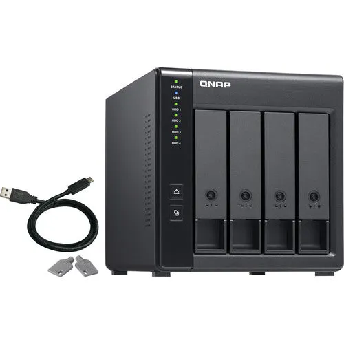 QNAP TR-004-US 4-Bay USB 3.0 RAID Expansion Enclosure