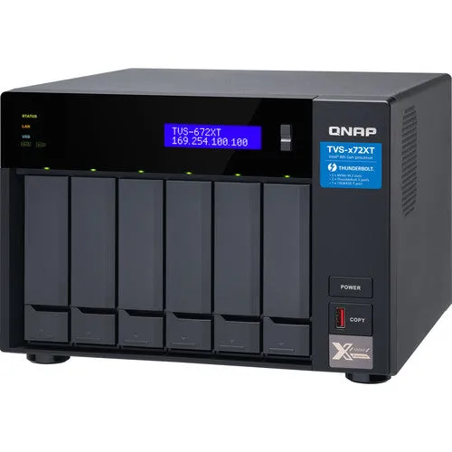 QNAP TVS-672XT-I3-8G-US 6-Bay NAS Enclosure