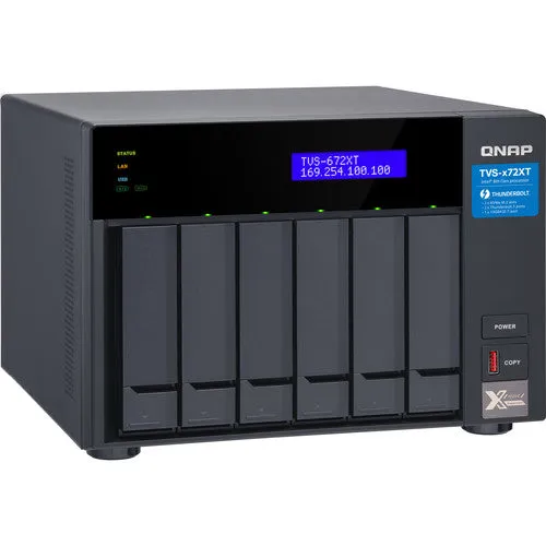 QNAP TVS-672XT-I3-8G-US 6-Bay NAS Enclosure