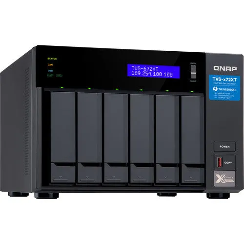 QNAP TVS-672XT-I3-8G-US 6-Bay NAS Enclosure
