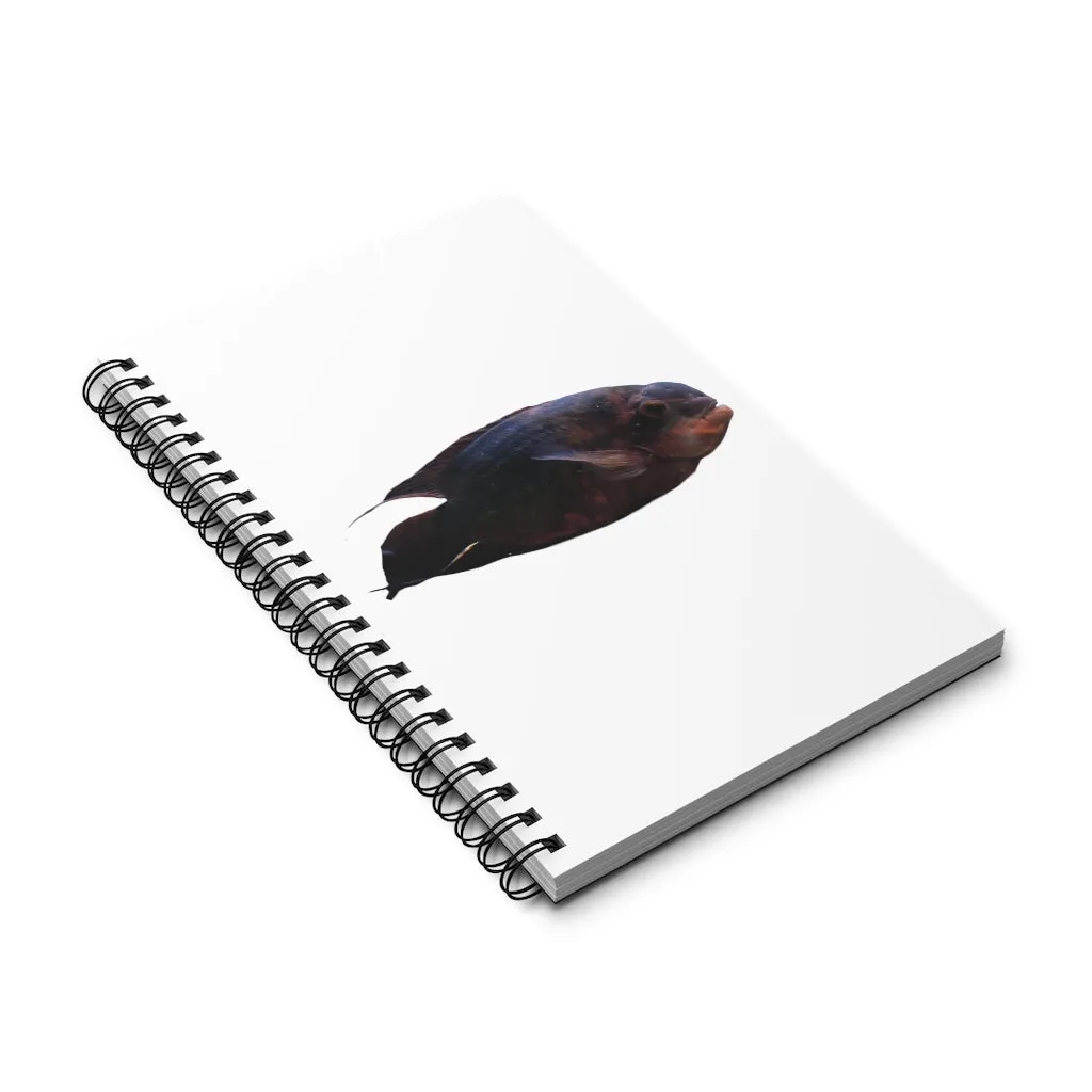 Red Black Fish Spiral Journal (EU)