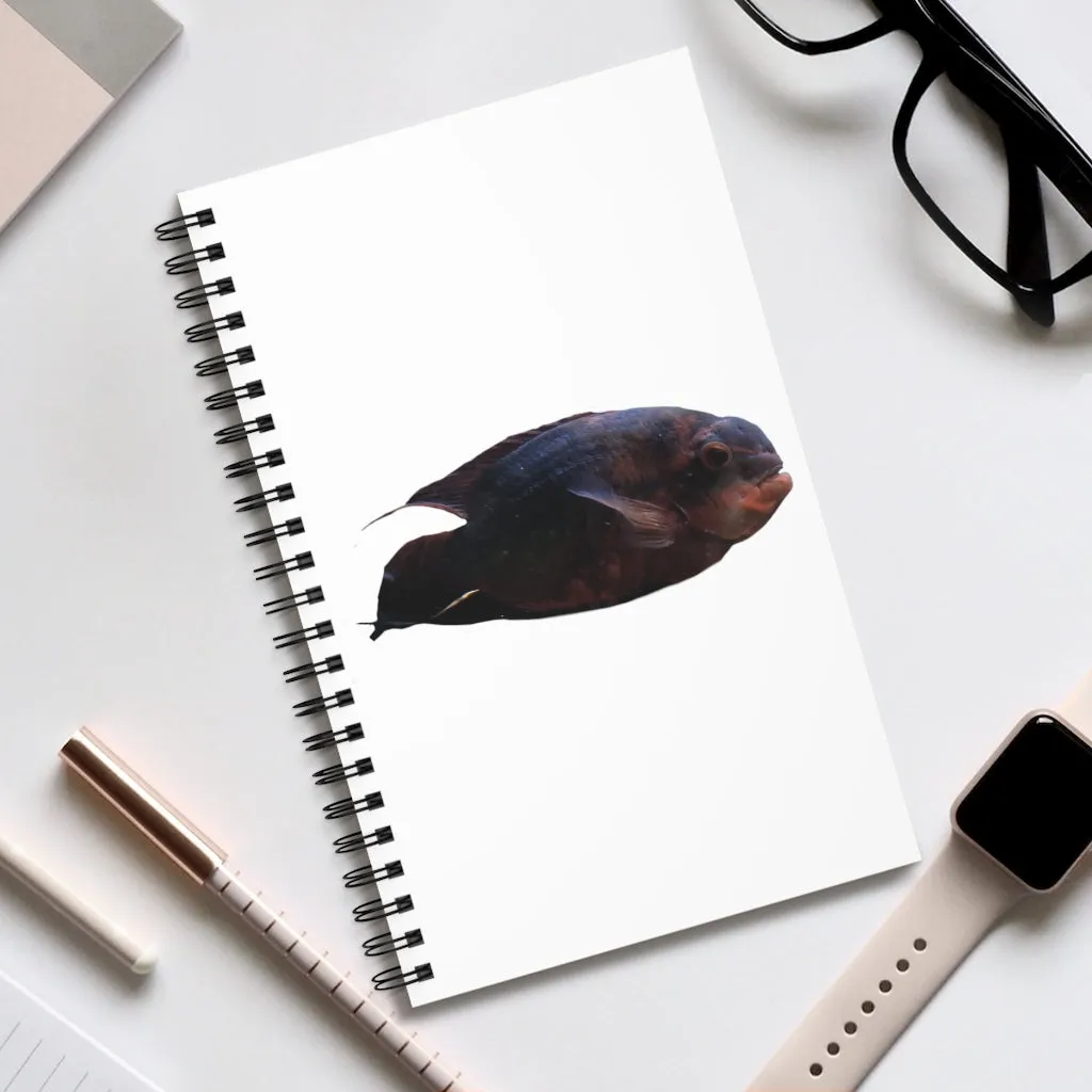 Red Black Fish Spiral Journal (EU)