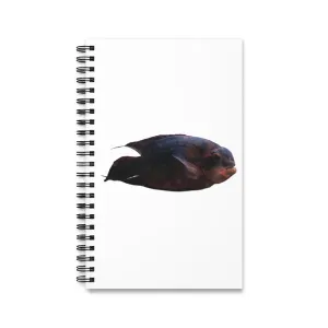 Red Black Fish Spiral Journal (EU)