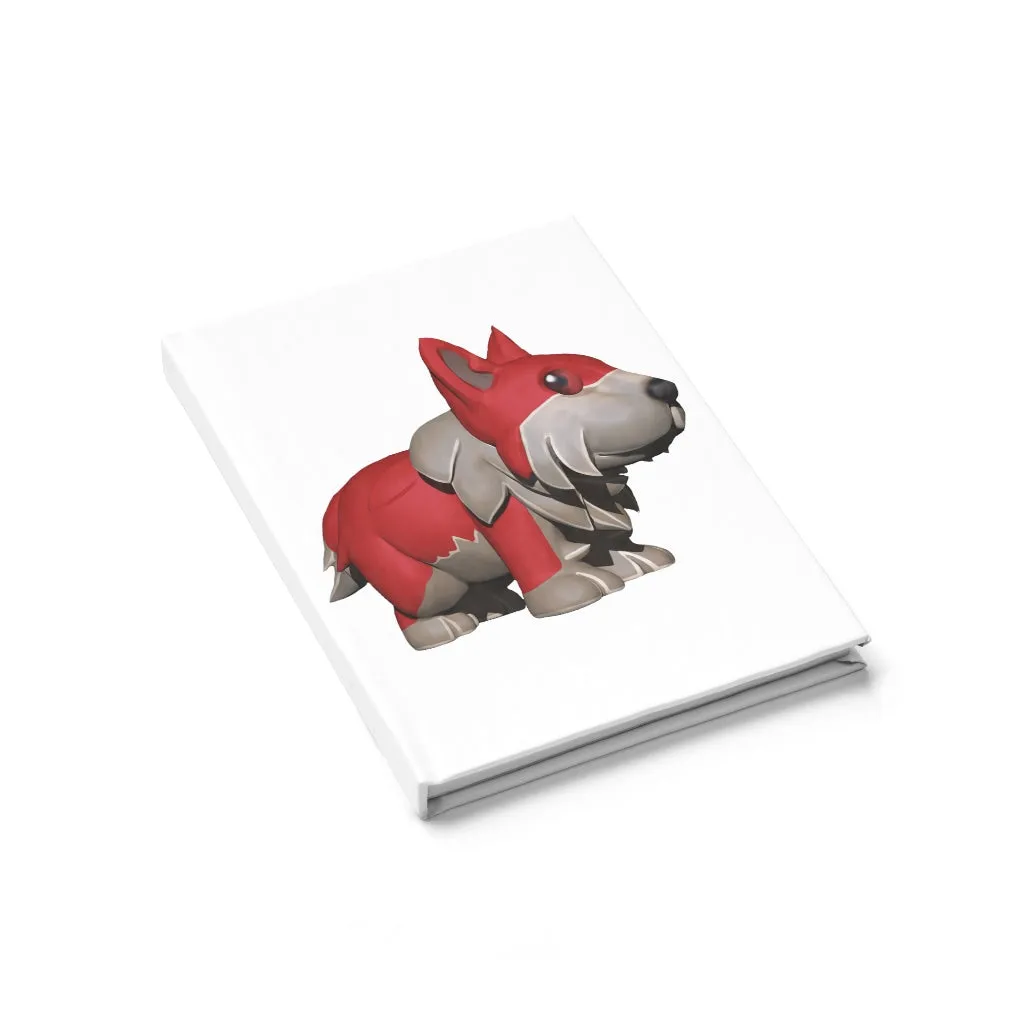 Red Dog Journal - Ruled Line