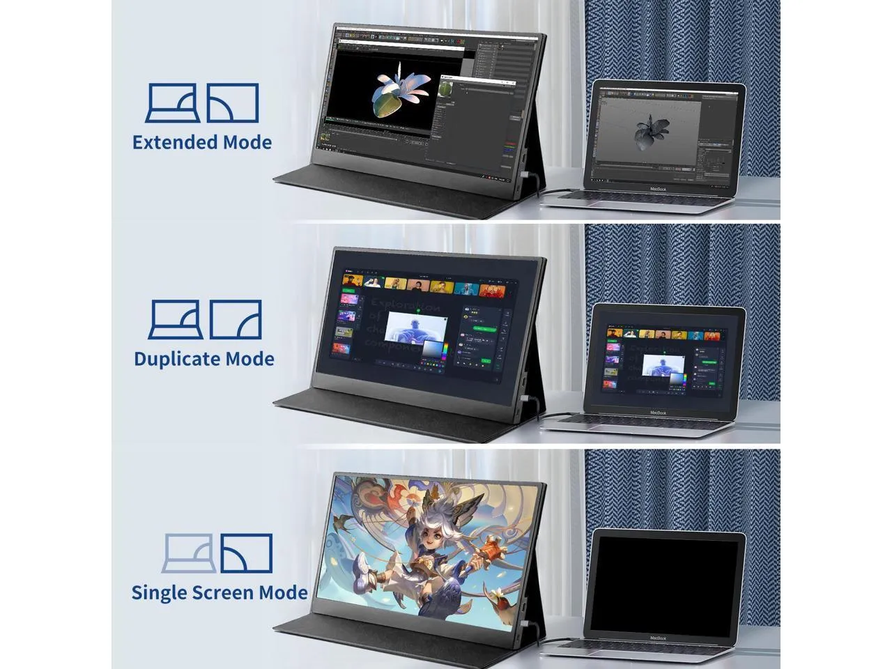 Rehisk RE-17.3FC - Portable Gaming Monitor