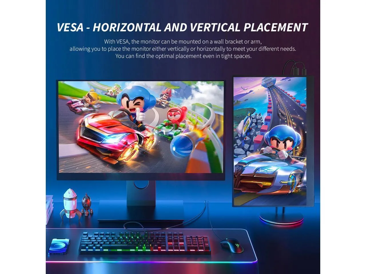 Rehisk RE-17.3FC - Portable Gaming Monitor