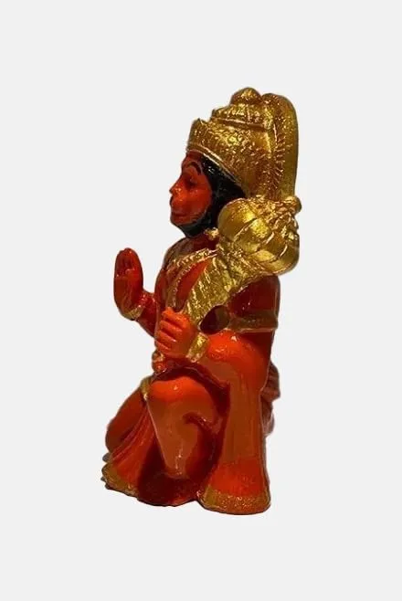 Resin Hanuman Statue Dashboard Idol, Car Dashboard Hanuman Ji God Idol for Home Decor