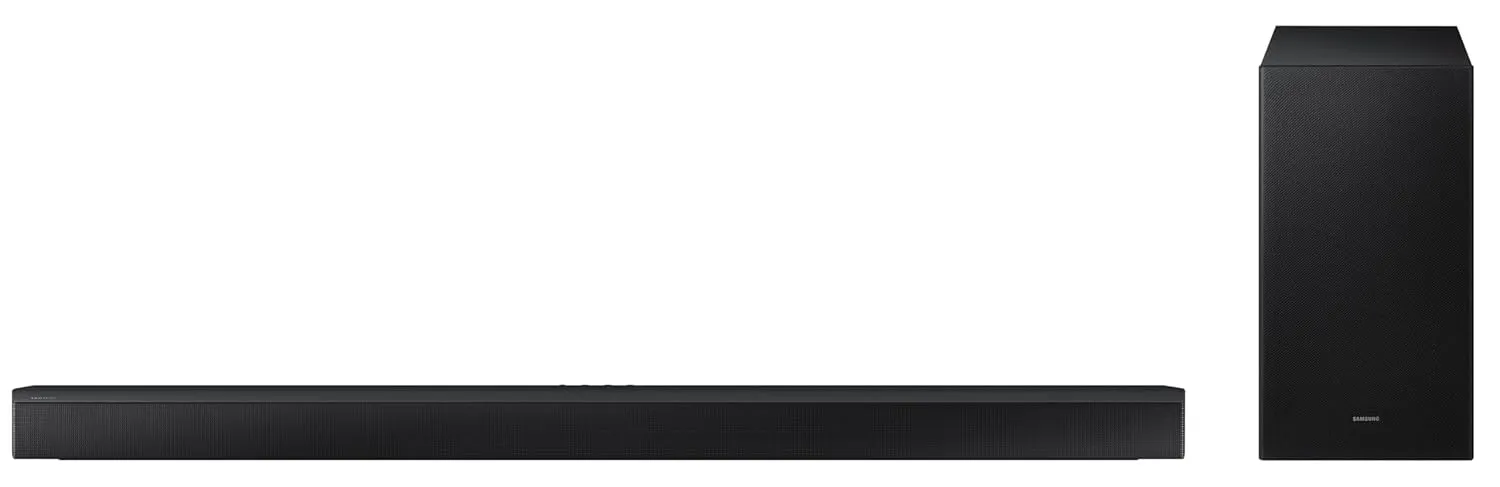 Samsung 400 W 5.1 ch (HW-B750D/XL) Dolby Soundbar, Center Firing Speakers, Surround Sound expansion, DTS Virtual:X, Bluetooth, HDMI, Optical in (Black)