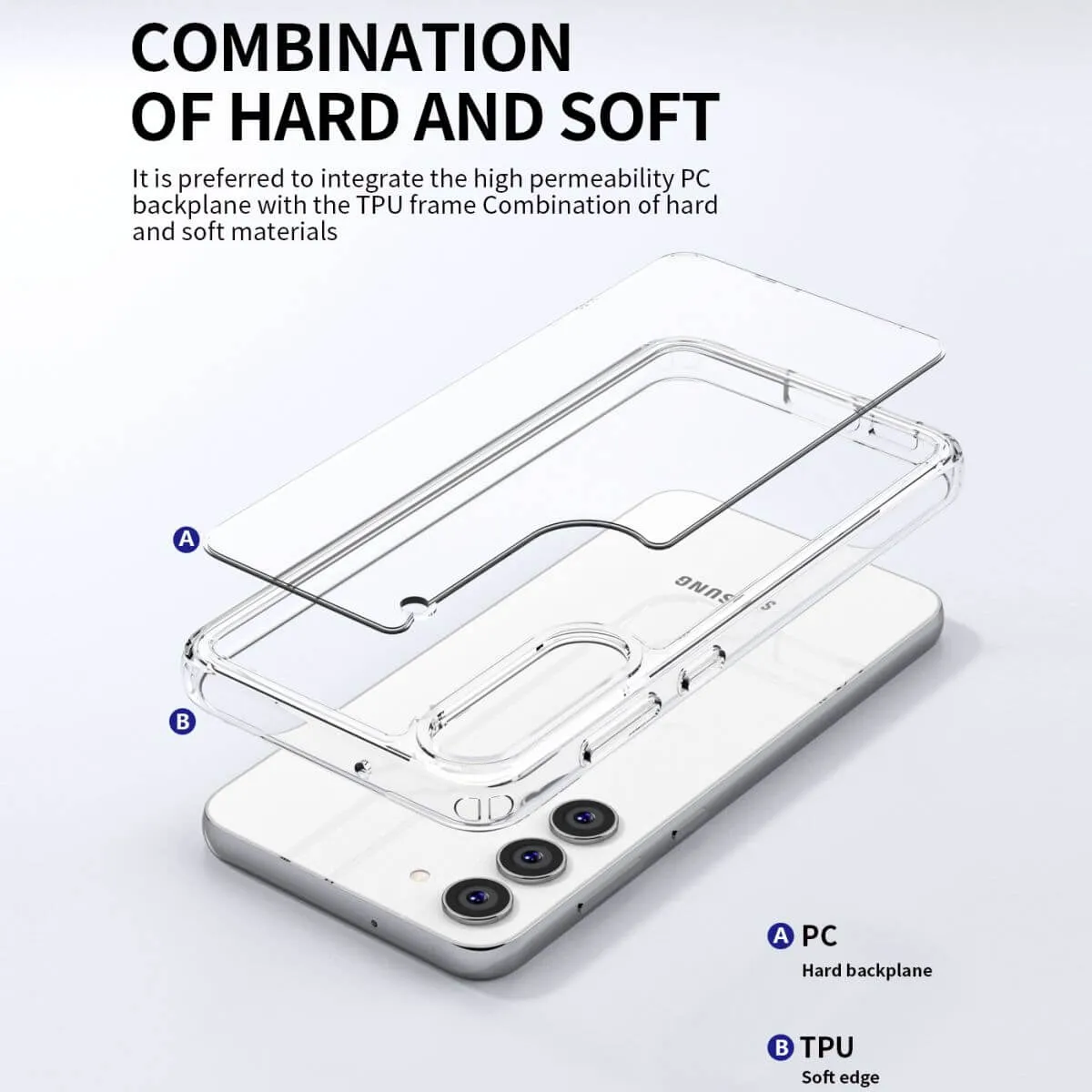 Samsung A03 Core Clear Phone Case Be Rugged