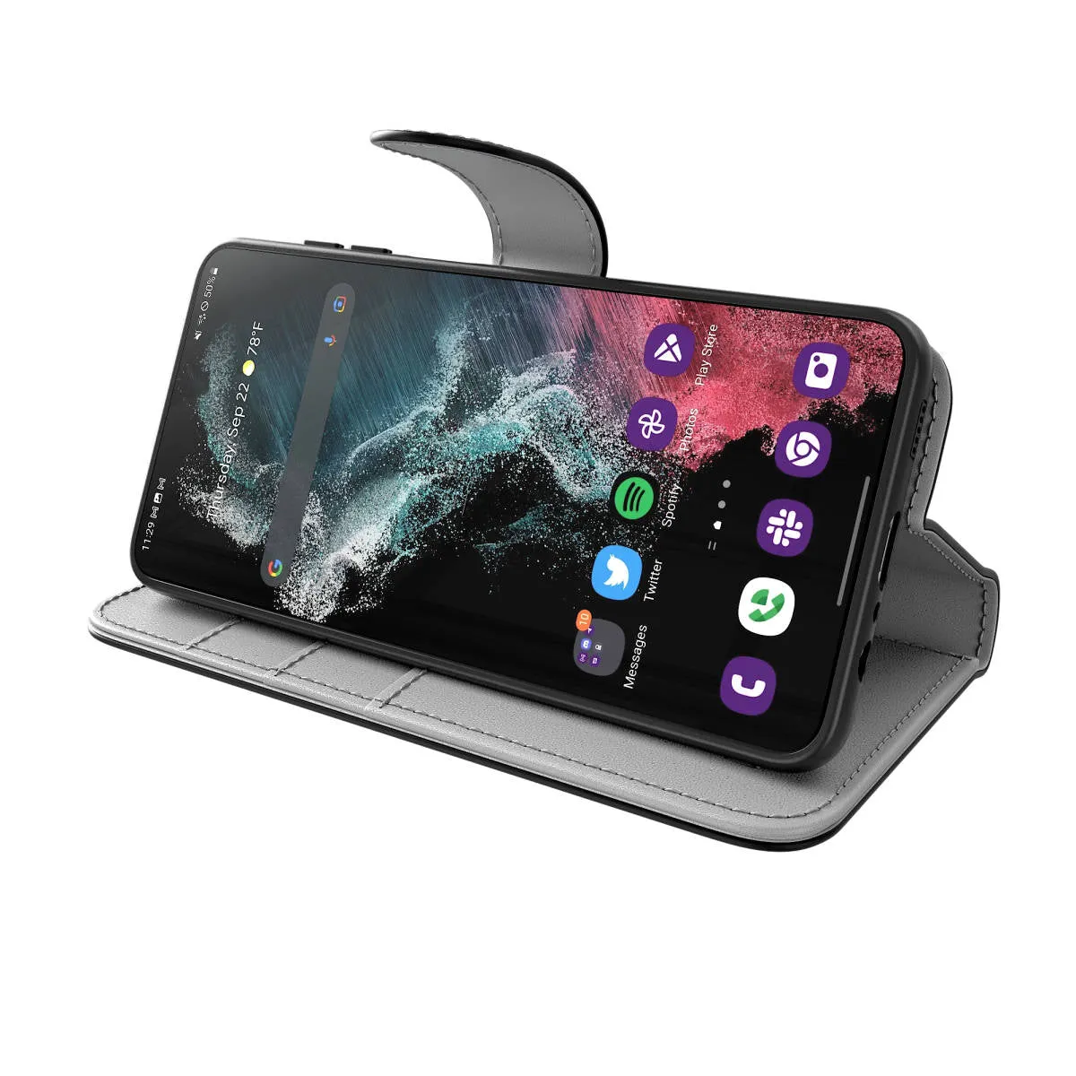 Samsung Galaxy S22 Plus Leather Case Classic Series Folio