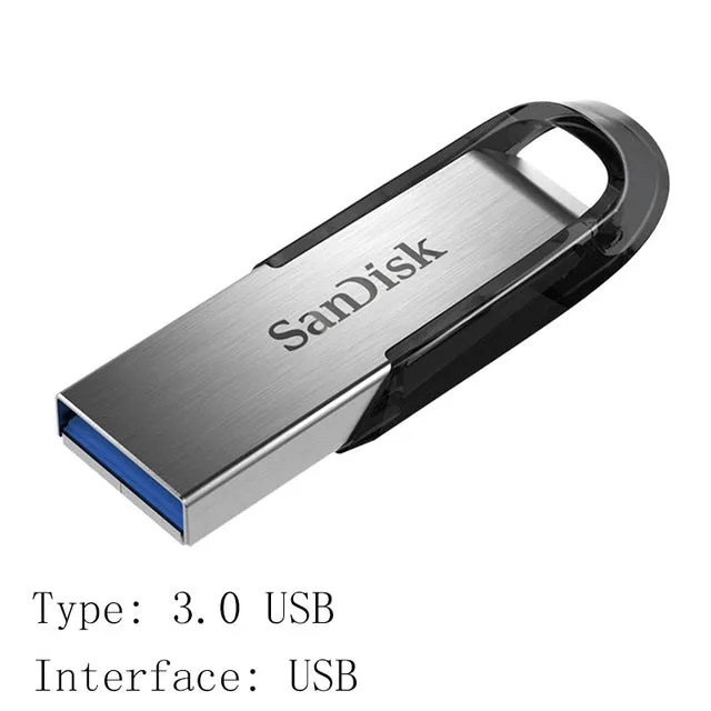 SanDisk USB 3.0 3.1 Flash Drive 128GB 64GB 32GB 16GB 130MBS ULTRA FLAIR Memory Stick Pen Drives Pendrive Flashdisk U Disk for PC