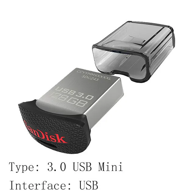 SanDisk USB 3.0 3.1 Flash Drive 128GB 64GB 32GB 16GB 130MBS ULTRA FLAIR Memory Stick Pen Drives Pendrive Flashdisk U Disk for PC