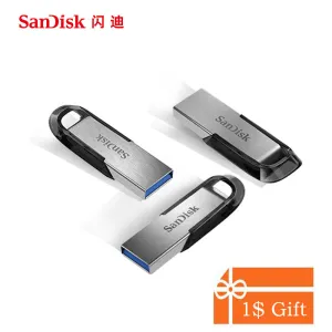 SanDisk USB 3.0 3.1 Flash Drive 128GB 64GB 32GB 16GB 130MBS ULTRA FLAIR Memory Stick Pen Drives Pendrive Flashdisk U Disk for PC