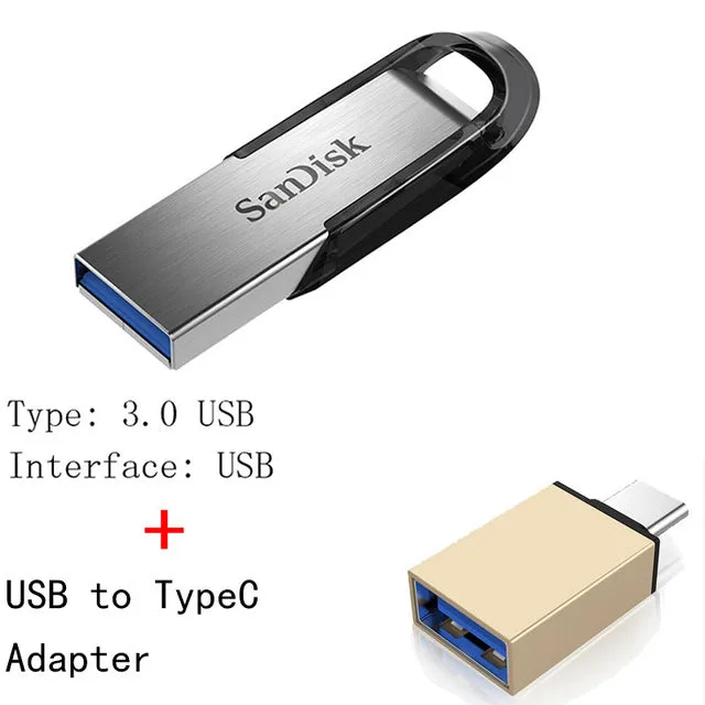 SanDisk USB 3.0 Flash Drive 128gb 64GB 32GB 16GB 150MB/S ULTRA FLAIR Memory Stick Pen Drives Pendrive Flashdisk U Disk for PC