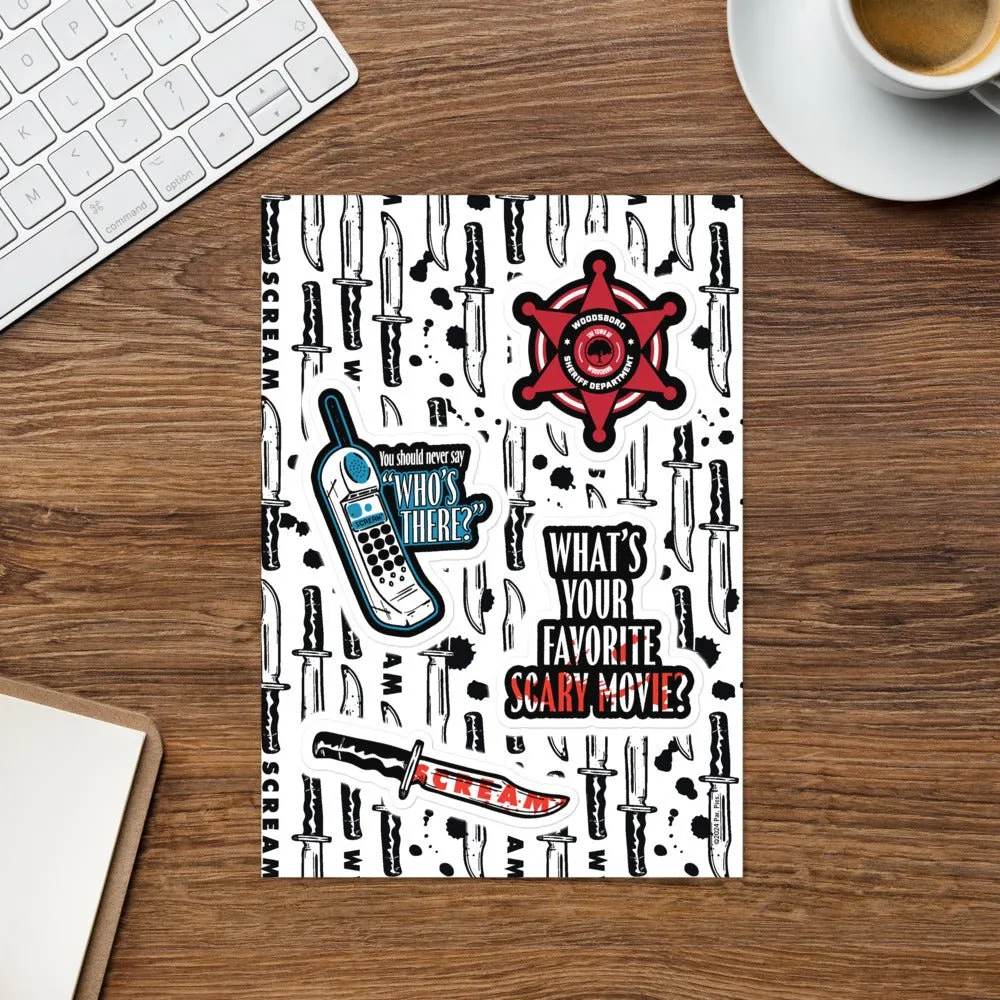 Scream Icons Sticker Sheet