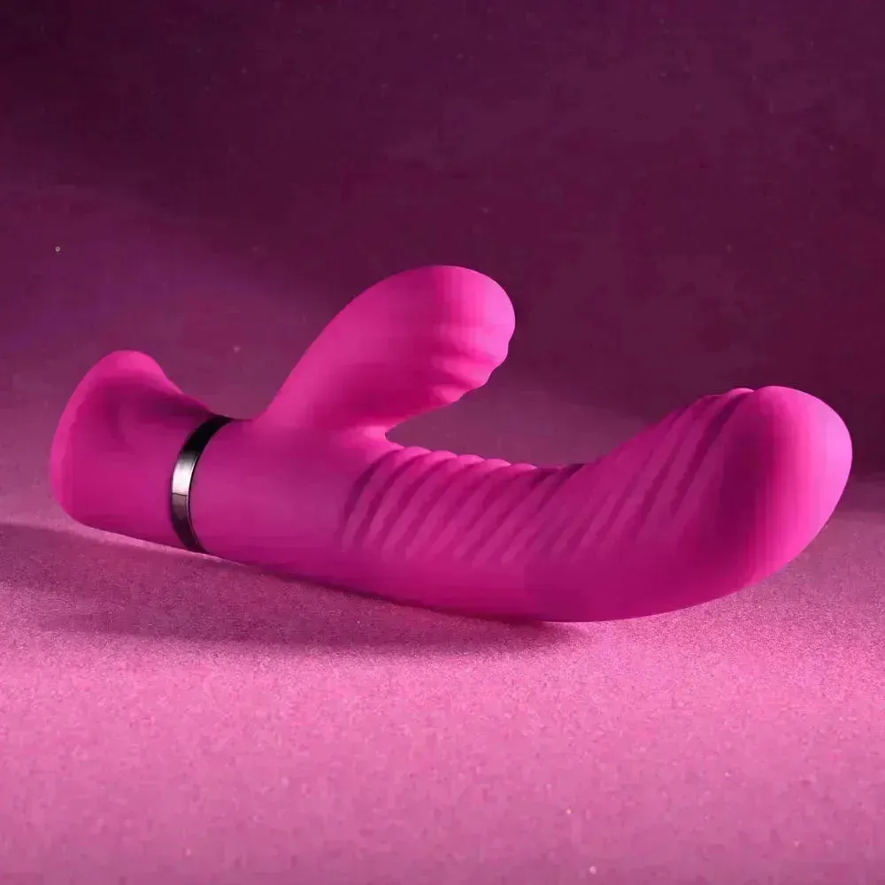 Selopa NEXT WAVE -  16.4 cm USB Rechargeable Dual Vibrator