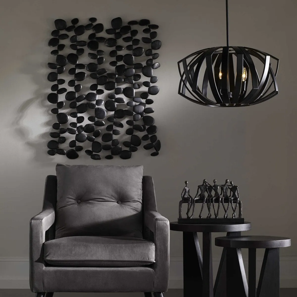 Skipping Stones- Metal Wall Art
