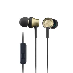 Sony MDR-EX650AP Earphones with Brass Housing Smartphone Mic
