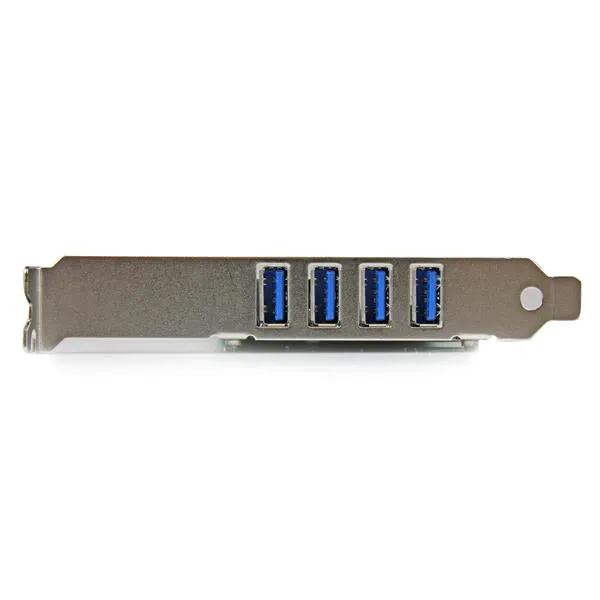Startech.Com 4-Port Pci Express Superspeed Usb 3.0 Controller Card With Uasp - Usb 3.0 Expansion Card With Sata Power (P