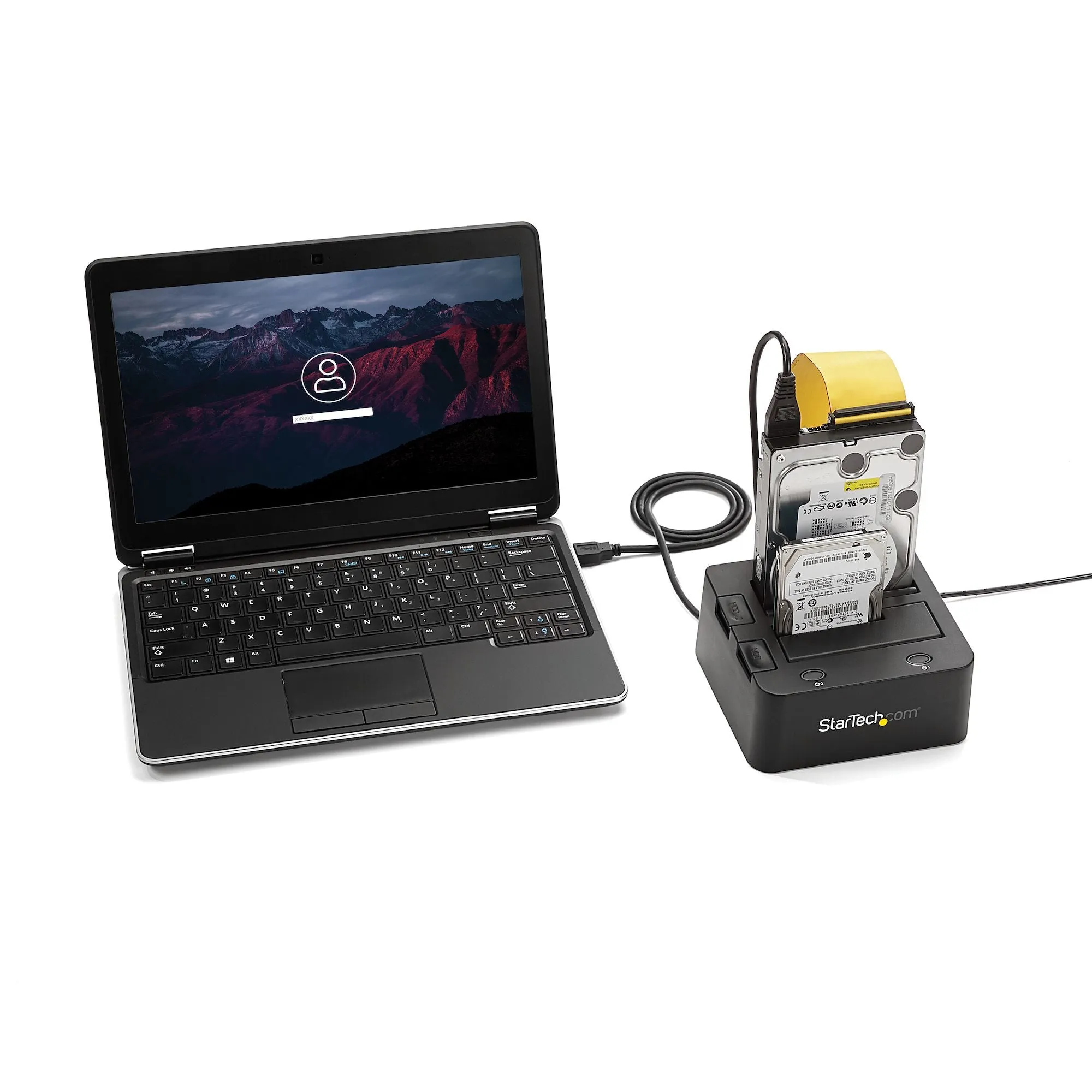 Startech.Com Dual-Bay Usb 3.0 To Sata And Ide Hard Drive Docking Station, Usb Hard Drive Dock, External 2.53.5 Sata Iii