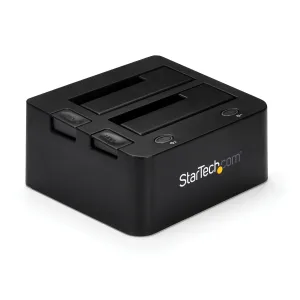 Startech.Com Dual-Bay Usb 3.0 To Sata And Ide Hard Drive Docking Station, Usb Hard Drive Dock, External 2.53.5 Sata Iii