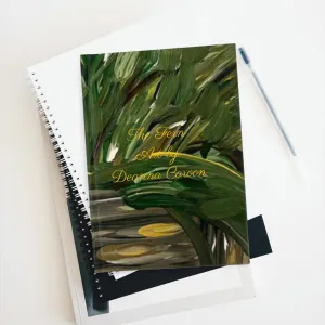 The Fern art by Deanna Caroon Hard Cover Journal - Ruled Line