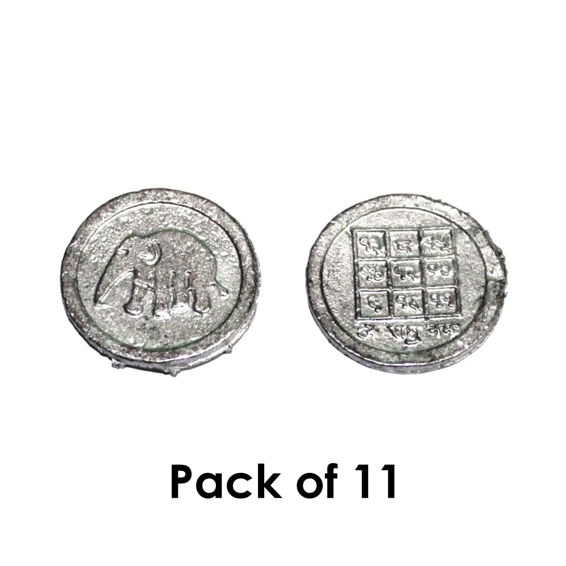 TORPPEZA Rahu Coins Ranga Remedy/Lead Figurines for Rahu/Ketu/Kalsarp Dosh Shanti - for Floating in Water- Jal Mein Pravahit Karne Ke Liye (2.5cm | Pack 11)