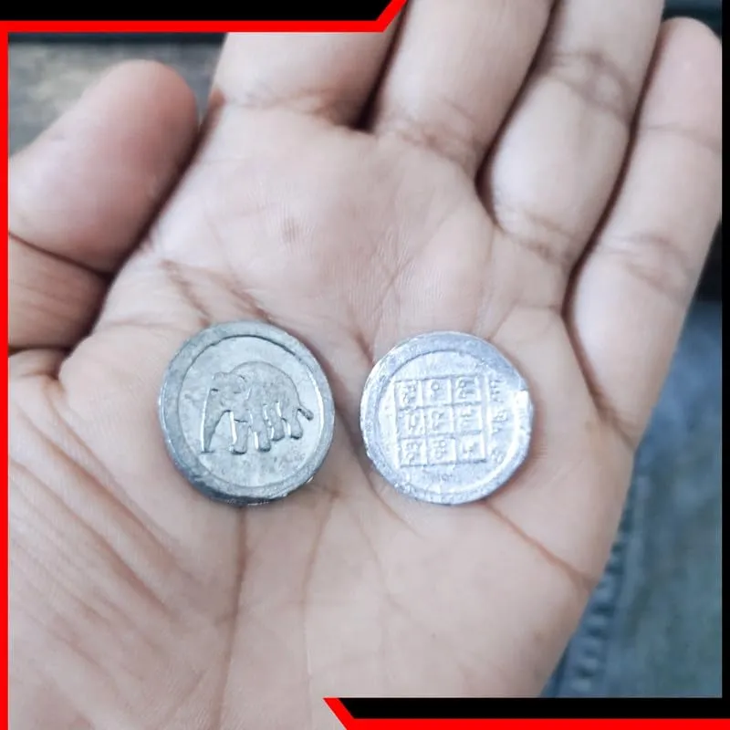 TORPPEZA Rahu Coins Ranga Remedy/Lead Figurines for Rahu/Ketu/Kalsarp Dosh Shanti - for Floating in Water- Jal Mein Pravahit Karne Ke Liye (2.5cm | Pack 11)