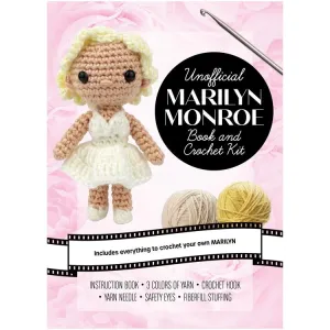 Unofficial Marilyn Monroe Book & Crochet Kit by Katalin Galusz