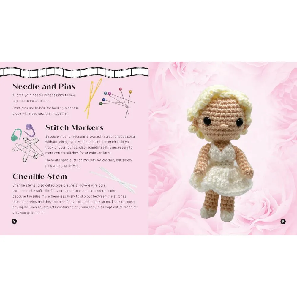 Unofficial Marilyn Monroe Book & Crochet Kit by Katalin Galusz